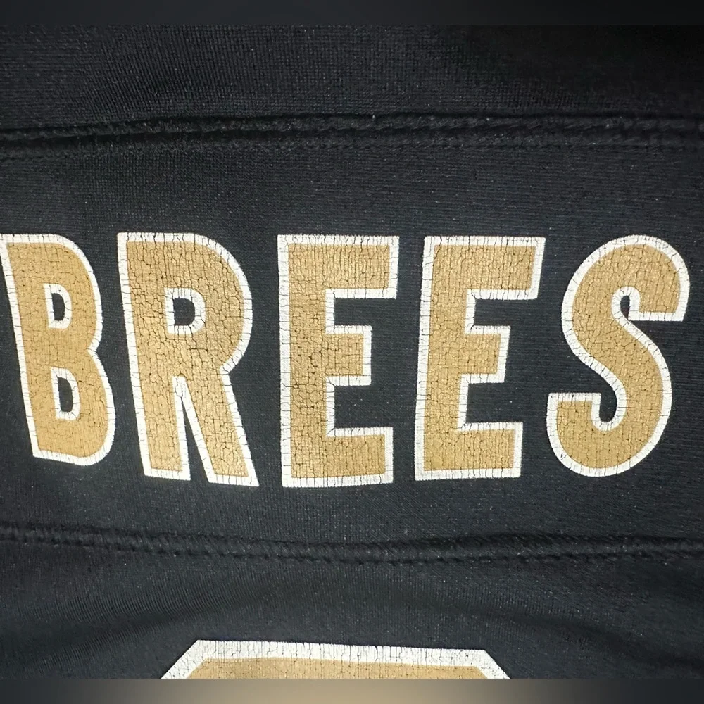 Nike Boys New Orleans Saints Drew Brees Home Jersey Sz Medium‎